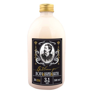 Sprchový gél, šampón a pena do kúpeľa 3v1 „Gentleman SPA“ (500 ml)