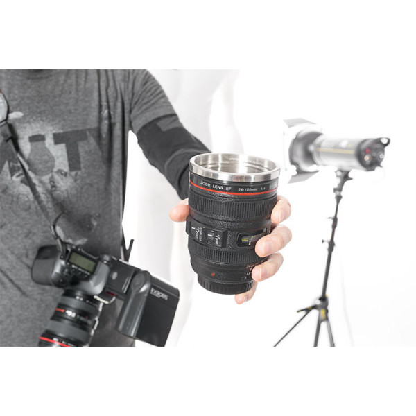 Termohrnček - Objektív fotoaparátu Termohrnček - Objektív fotoaparátu