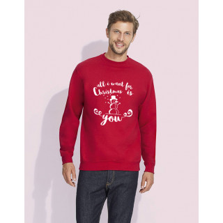 Mikina "All I want for Christmas is you" (bez kapucne)