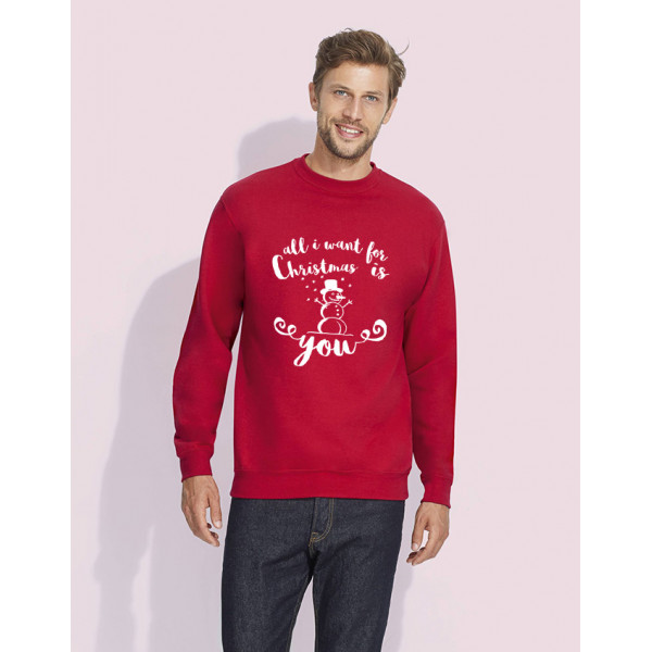 Mikina "All I want for Christmas is you" (bez kapucne)