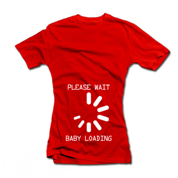 Dámske tričká "Baby loading"