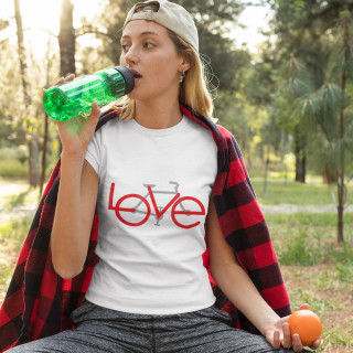 Dámske tričká "Love bike"