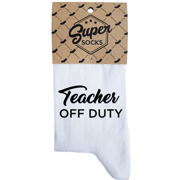 Dámske ponožky „Teacher off duty“