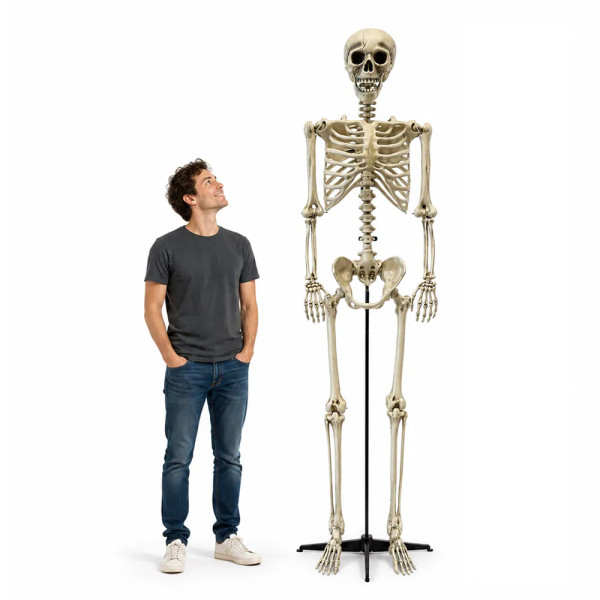 Obrovská dekorácia v podobe kostry vo veľkosti XXL (240 cm)