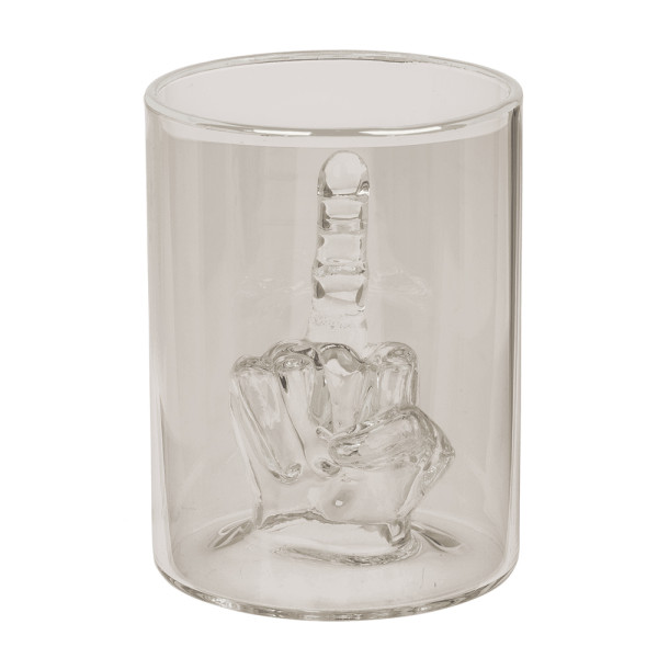 Pohár na whisky „Middle Finger“, 350 ml