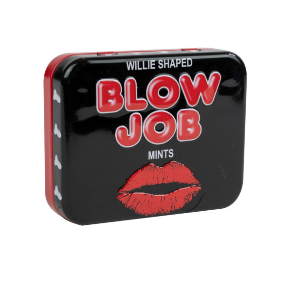 Cukrovinky v krabičke „Blow Job Mints“ Cukrovinky v krabičke „Blow Job Mints“