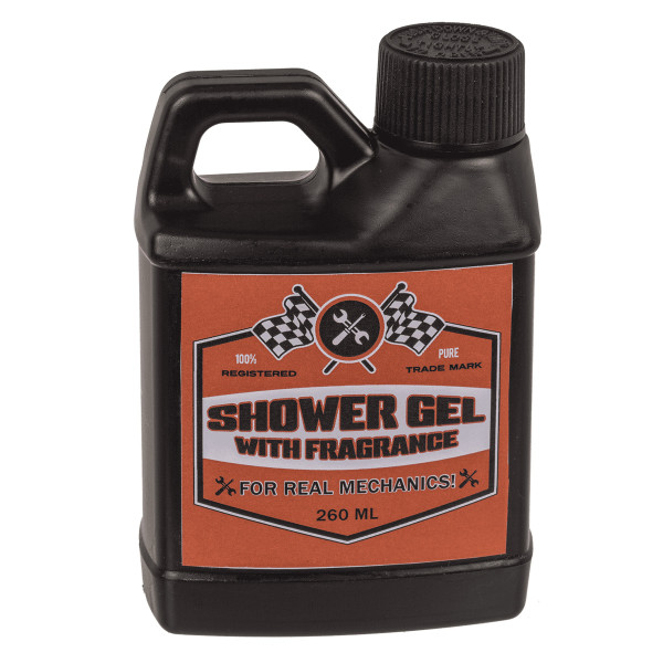 Univerzálny sprchový gél pre mužov „“Motor Oil“ (260 ml) + prívesok na kľúče Univerzálny sprchový gél pre mužov „“Motor Oil“ (260 ml) + prívesok na kľúče