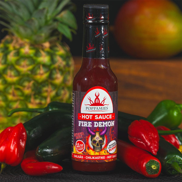 Najhorúcejšia omáčka Poppamies „Fire Demon“, 150 ml Najhorúcejšia omáčka Poppamies „Fire Demon“, 150 ml