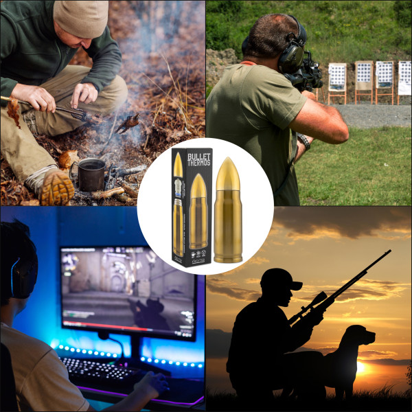 Darčeková sada s vojenskou tematikou "Guľka a granát"