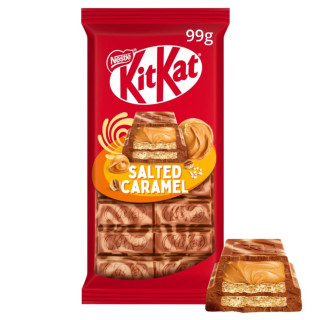 "KIT KAT" mliečna čokoláda s plnkou zo slaného karamelu, 99g