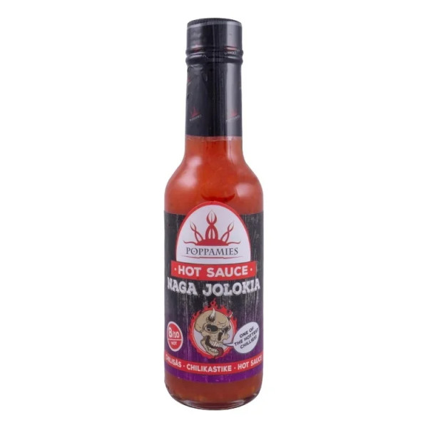 Poppamies omáčka "Naga Jolokia", pálivá, 150ml