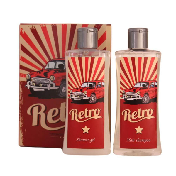 Kozmetická sada „Retro kniha vodiča“ (2 x 250 ml) Kozmetická sada „Retro kniha vodiča“ (2 x 250 ml)