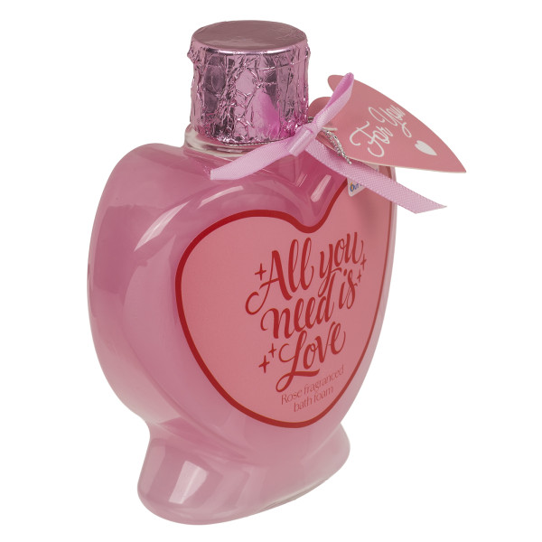 Pena do kúpeľa "Love" s vôňou ruže, 200ml