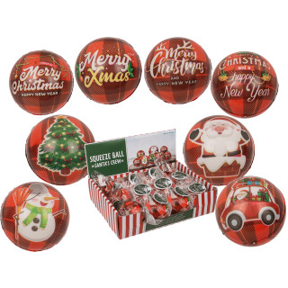 Antistresová loptička "Santa's Crew"