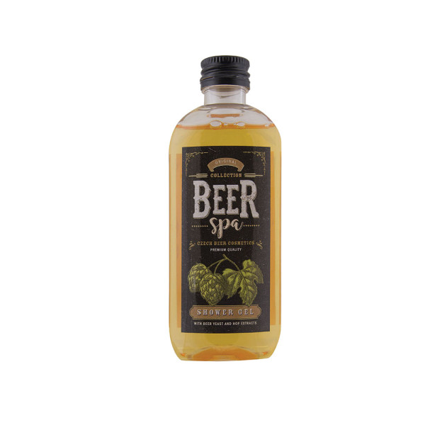 Sprchový gél "BEER SPA" (100ml) s pivnými kvasnicami a extraktami z chmeľu