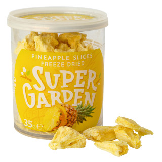 SUPER GARDEN lyofilizované ananásy, 35g