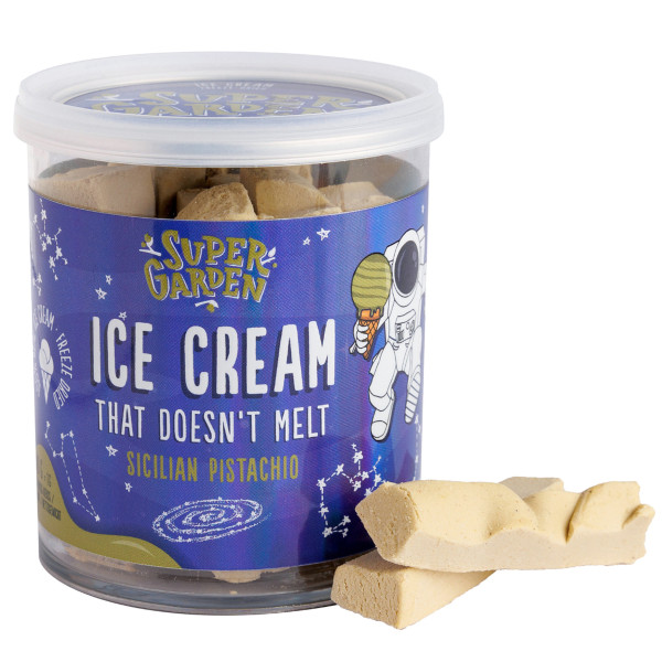SUPER GARDEN lyofilizované zmrzliny s sicílskymi pistáciami, 40g SUPER GARDEN lyofilizované zmrzliny s sicílskymi pistáciami, 40g
