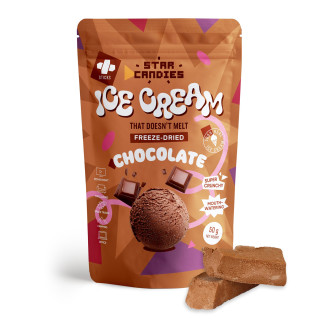 STAR CANDIES lyofilizovaná čokoládová zmrzlina, 50g