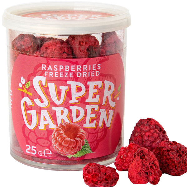 SUPER GARDEN lyofilizované maliny, 25g