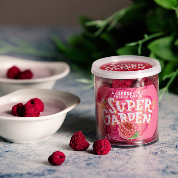 SUPER GARDEN lyofilizované maliny, 25g