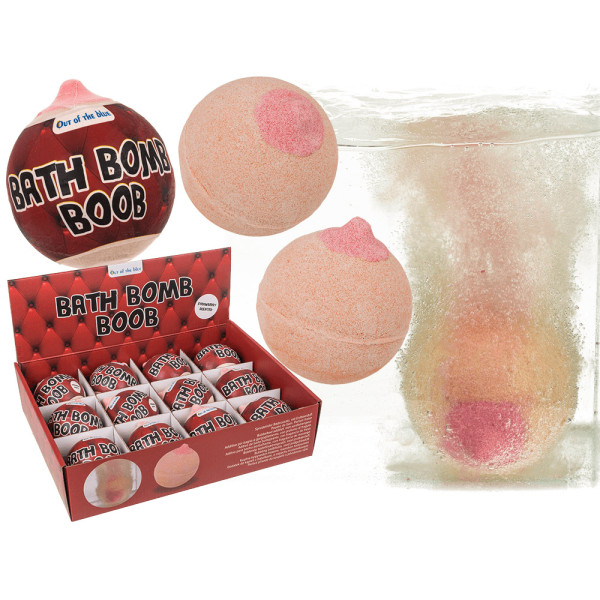 Šumivá kúpeľová bomba "Boob" (180g) Šumivá kúpeľová bomba "Boob" (180g)