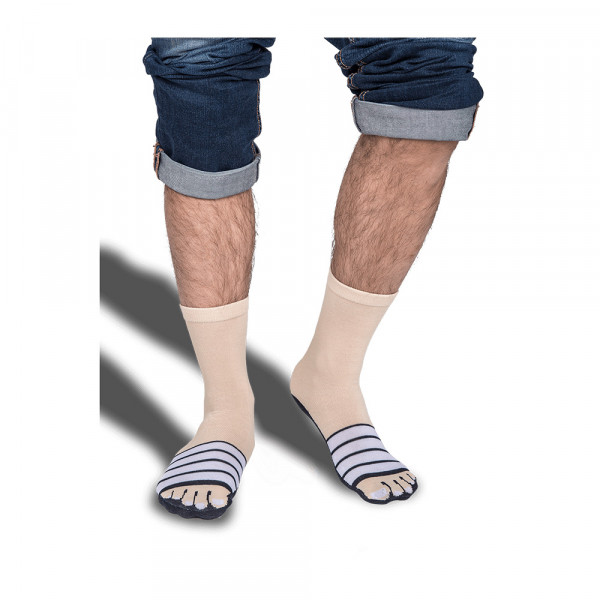 Zábavné ponožky „Optická ilúzia“