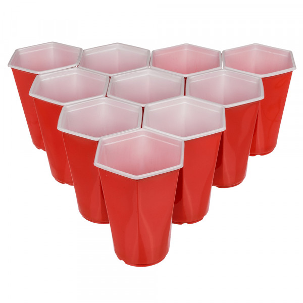 Párty hra „Hexagonálny Beer Pong“