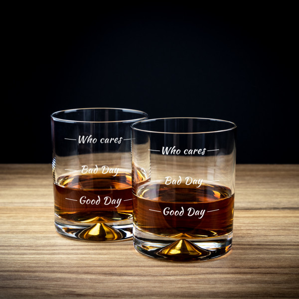 Súprava whisky pohárov „Kto sa stará“