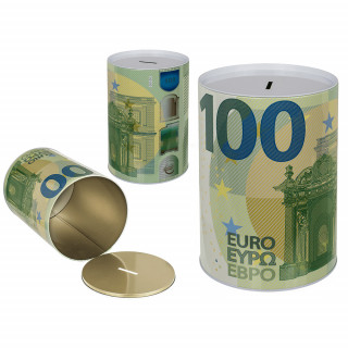 Obria kovová pokladnička „Euro“ (21 cm)