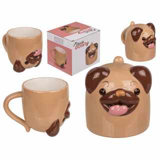 Obrátený hrnček „Mopslík“