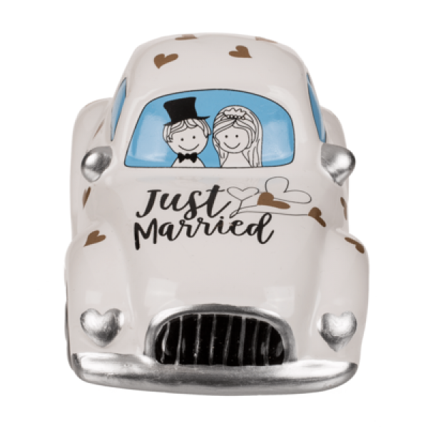 Prasiatko „Svadobné auto“