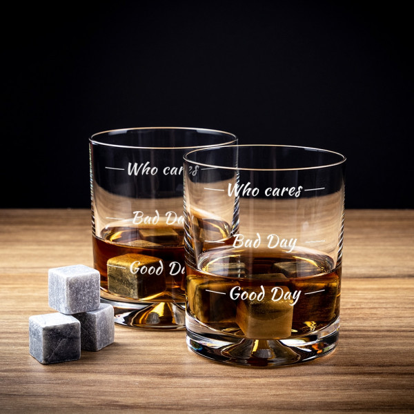 Súprava pre milovníkov whisky „Kto sa stará“