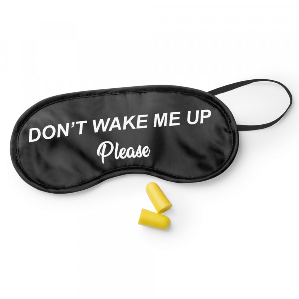 Maska na spanie "Don't wake me up, please"