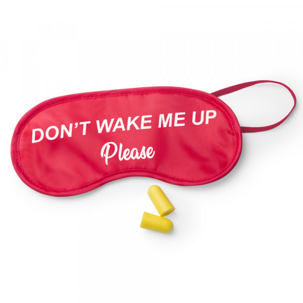 Maska na spanie "Don't wake me up, please"