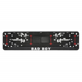 Rámček na tabuľku s evidenčným číslom auta "Bad Boy"