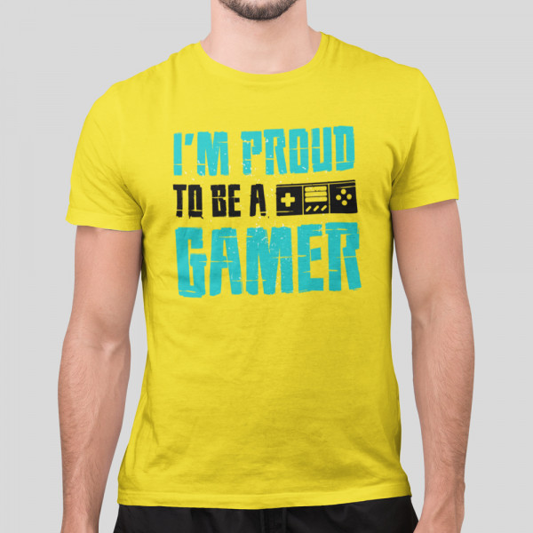 Tričko "I'm proud to be a gamer"