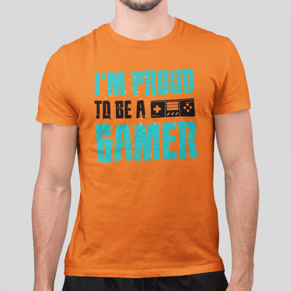Tričko "I'm proud to be a gamer"