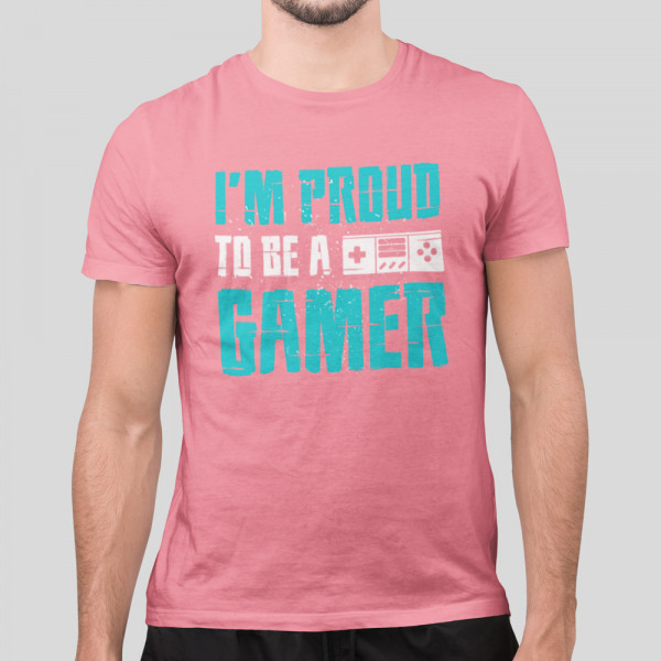 Tričko "I'm proud to be a gamer"