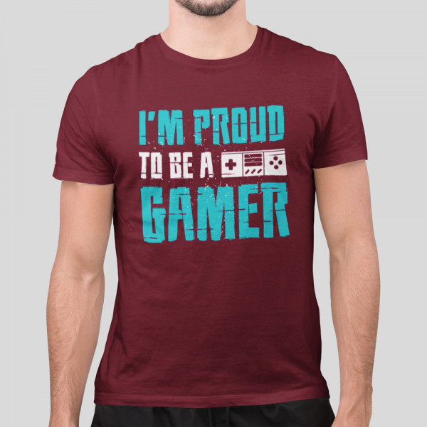 Tričko "I'm proud to be a gamer"