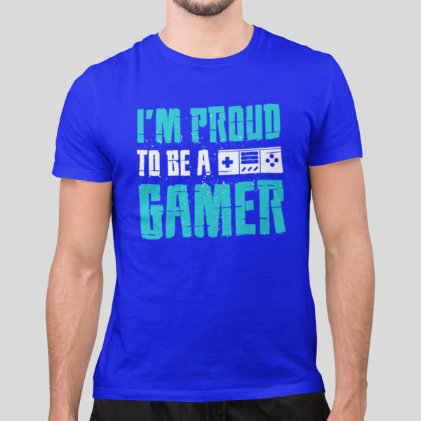 Tričko "I'm proud to be a gamer"