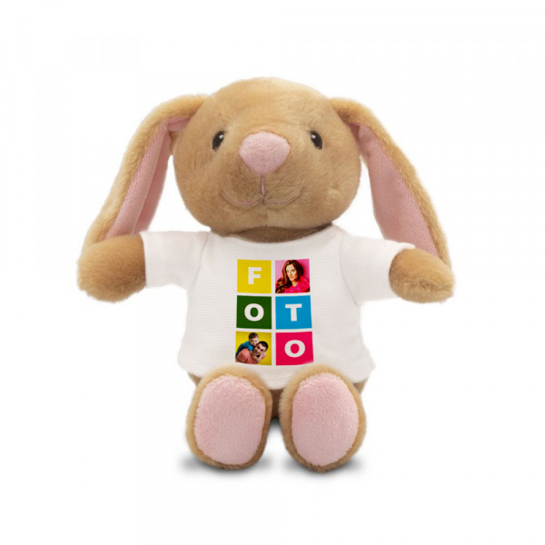 Plyšový zajačik „Binky“ s vami vybranou fotografiou (18 cm) Plyšový zajačik „Binky“ s vami vybranou fotografiou (18 cm)