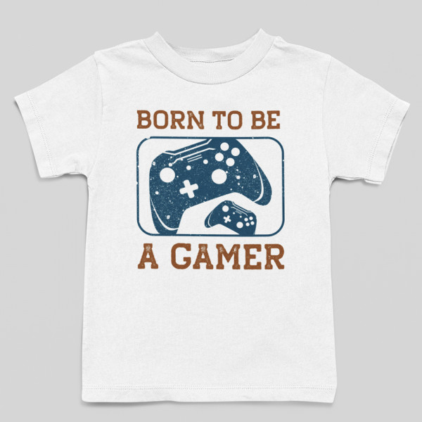Detské Tričko "Born to be a gamer"