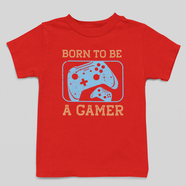 Detské Tričko "Born to be a gamer"