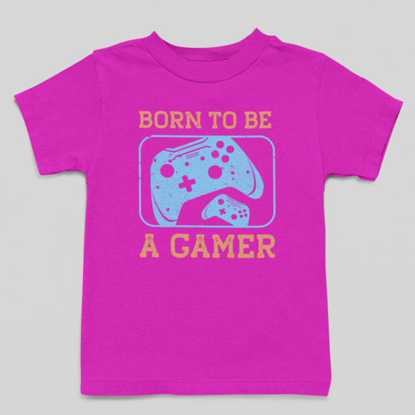 Detské Tričko "Born to be a gamer"