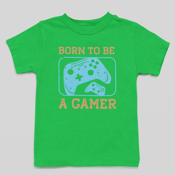 Detské Tričko "Born to be a gamer"