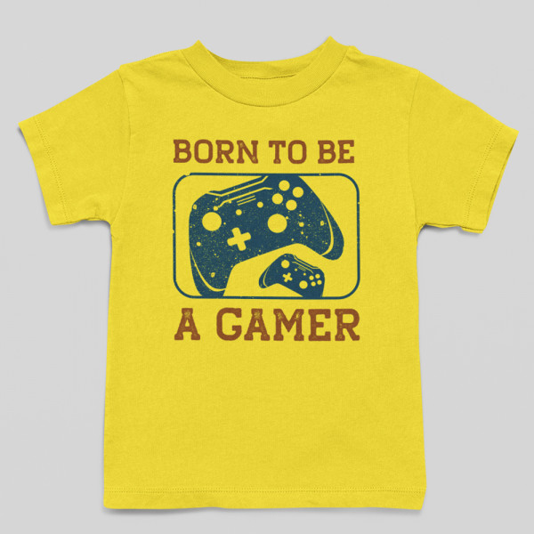 Detské Tričko "Born to be a gamer"