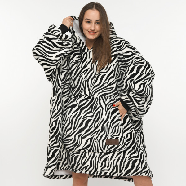 BARAMOOR mikina-deka „Zebra“