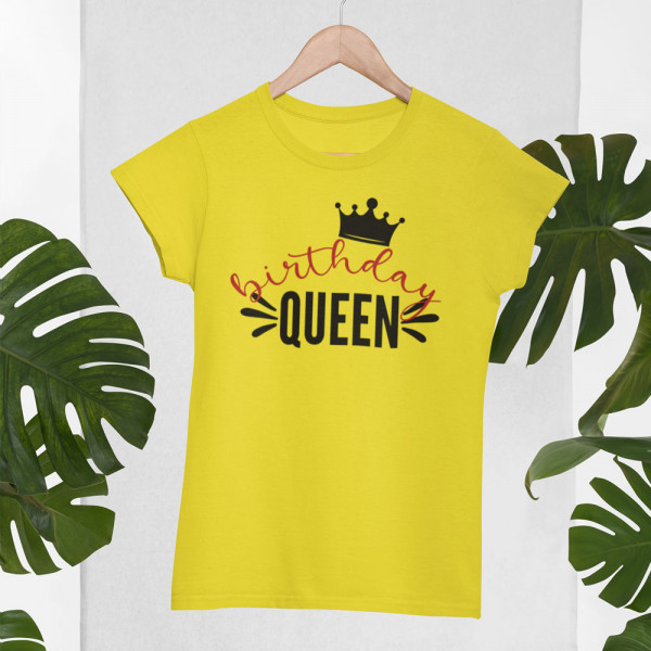 Dámske tričká "Birthday queen"