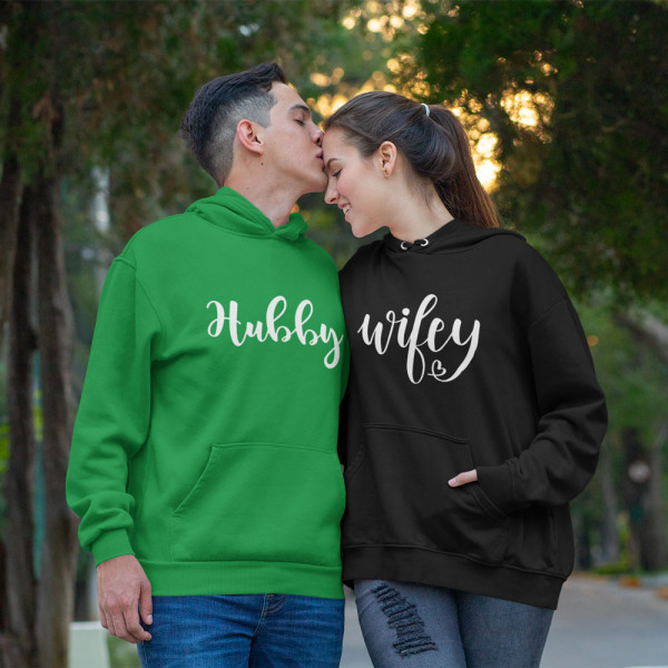 Súprava mikiny "Hubby and Wifey" Súprava mikiny "Hubby and Wifey"