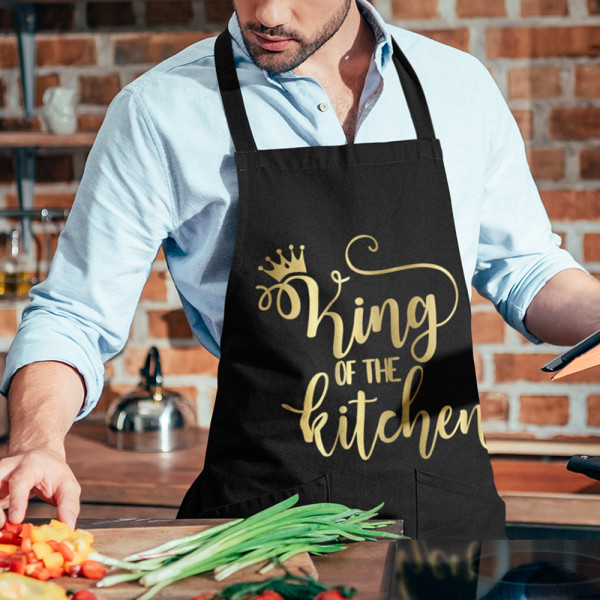 Bavlnená zástera "King of the kitchen"